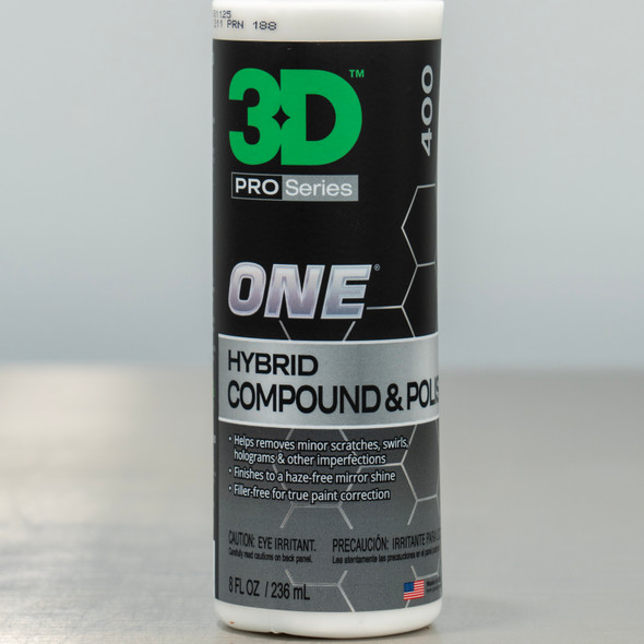 3D ONE Hybrid Compound and Polish | One Step 8oz
