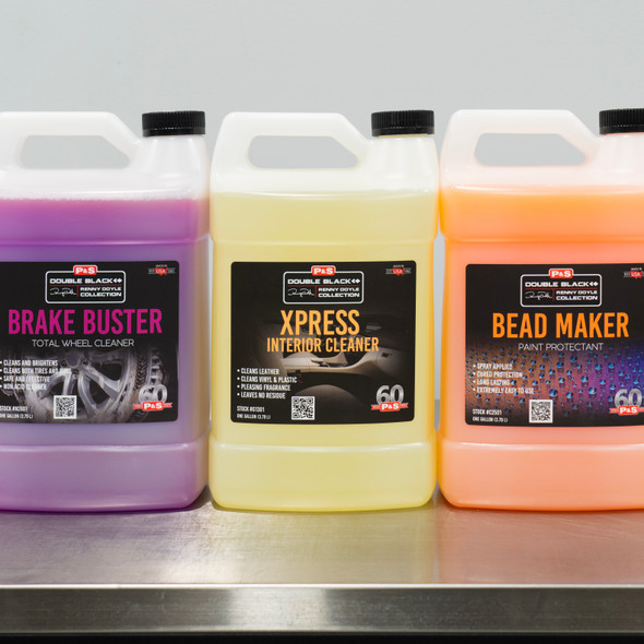 P&S Double Black Car Wash Kit | Pearl Shampoo Brake Buster Bead Maker