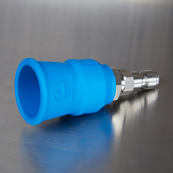 The Clean Garage MTM Acqualine Blue Rinse Nozzle and Guard | Orifice Size 3.5 - 40°