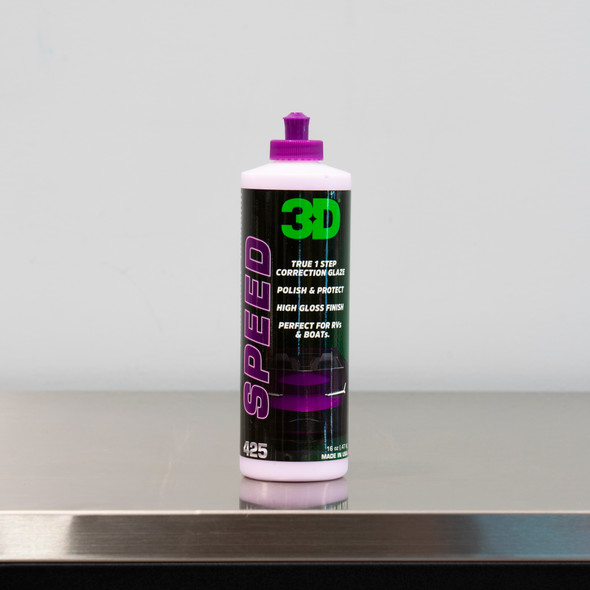 The Clean Garage | 3D Speed All in One Correction Glaze 16oz | One Step Polish & Protection