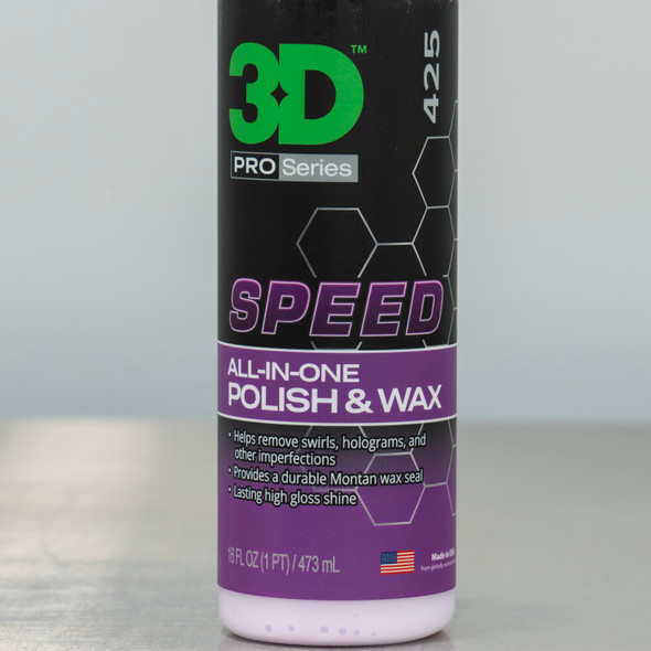 3D Speed All in One Correction Glaze 32oz | One Step Polish
