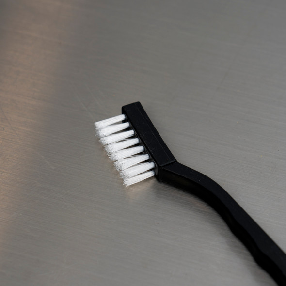 Black 7" Nylon Tooth Brush Style Detailing Brush | Pad Cleaning Brush