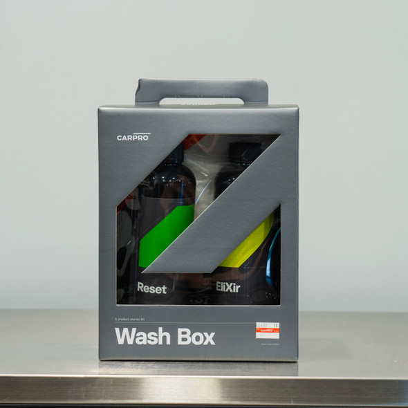 CarPro Wash Box | Detailing Wash Kit for Ceramic Coatings Reset Elixir
