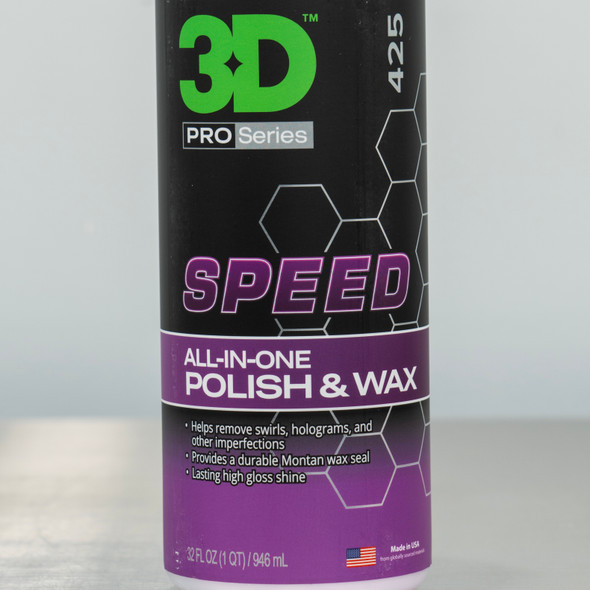 3D Speed All in One Correction Glaze 32oz | One Step Polish & Protection
