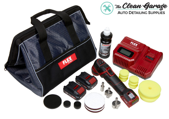 FLEX PXE 80 12-EC Cordless Mini Polisher Kit 