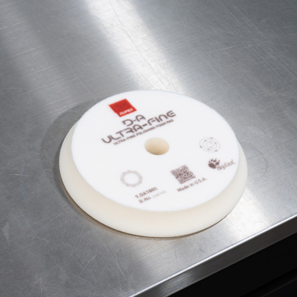 7" Rupes DA UltraFine White Foam Pad | For 6" Backing Plate