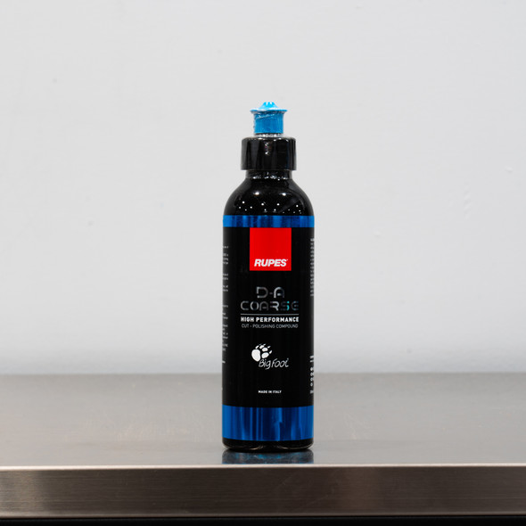 The Clean Garage | Rupes DA Coarse Compound 250ml | 8.5oz Blue