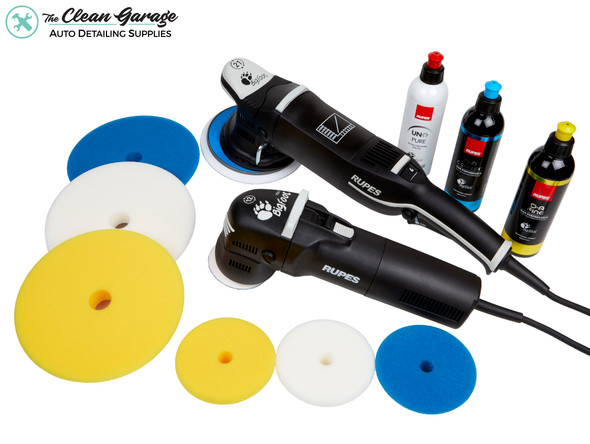 The Clean Garage Rupes Paint Correction Starter Kit | LHR21 Mark III & LHR75E Polishers 
