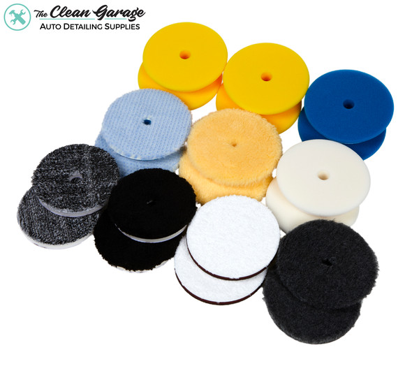 The Clean Garage TCG Ultimate Polishing Pad Kit | 20 Pads for 5" Backing Plate