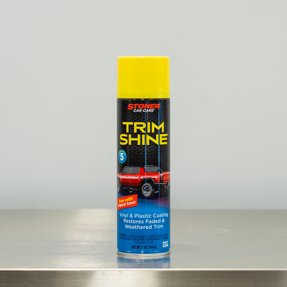 The Clean Garage | Stoner Trim Shine 12oz Aerosol | Makes Faded Trim Look New