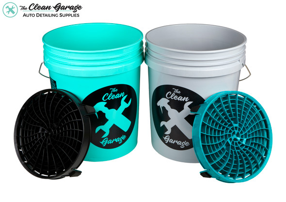 The Clean Garage 5 Gallon Bucket | Mint Green | Optional Insert and Lid
