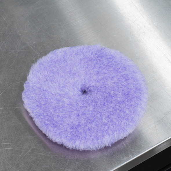 Lake Country - Purple Foamed Wool Buffing / Pol. Pad - Case | The Rag  Company