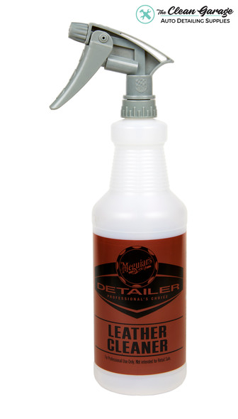 The Clean Garage Meguiar's D181 Leather Cleaner Bottle | 32oz Empty Bottle with Trigger