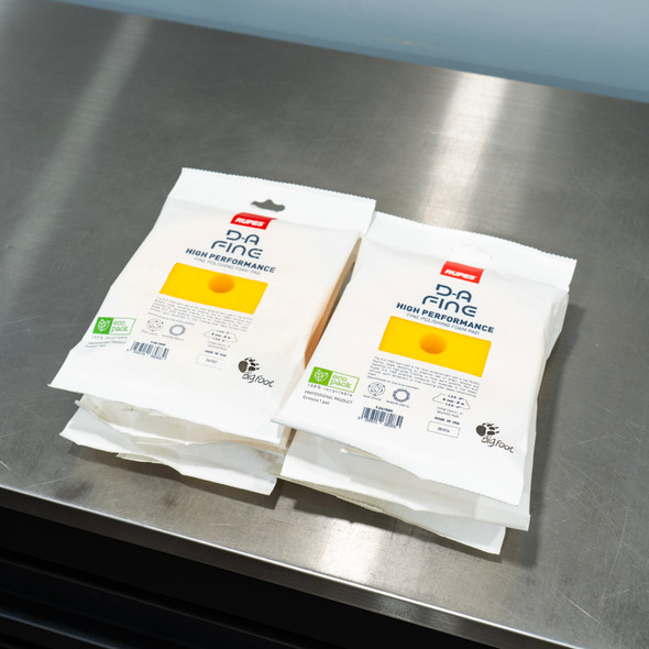 6 Pack of Pads | Rupes DA Fine Yellow Foam Polishing Pad | For 5" Backing Plate