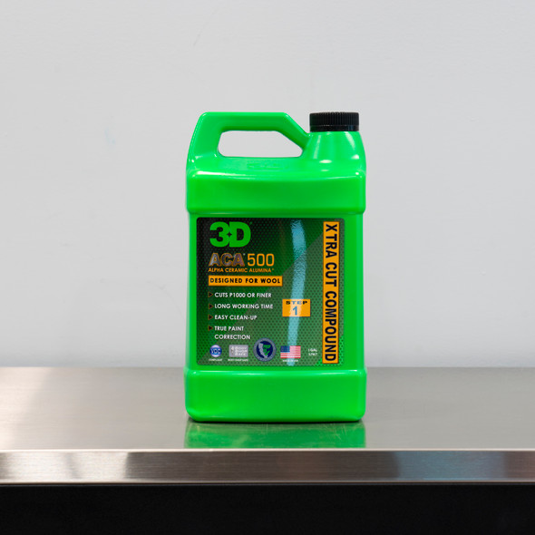 The Clean Garage | 3D ACA 500 X-Tra Cut Compound 1 Gallon | Heavy Cutting Body Shop Safe