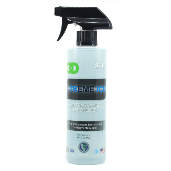 The Clean Garage 3D X-Treme Ice 16oz | Black Ice Scent Air Freshener Spray