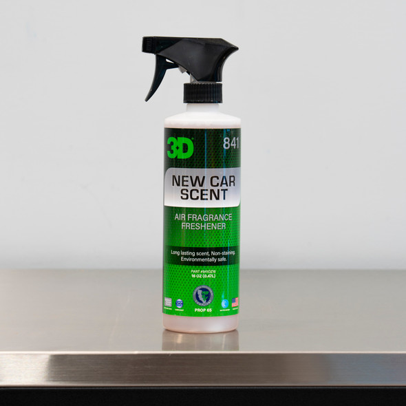 The Clean Garage | 3D New Car Scent 16oz | Air Freshener Spray and Odor Neutralizer