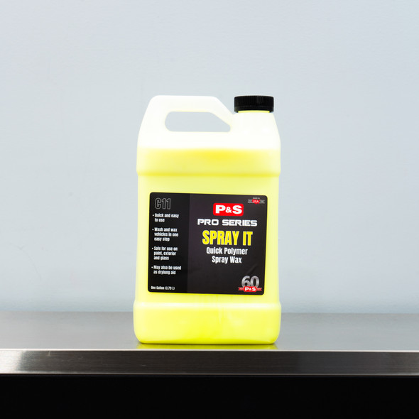 The Clean Garage | P&S Spray It 1 Gallon | Quick Polymer Spray Wax