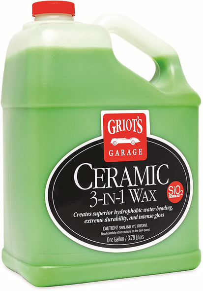 The Clean Garage Griot's Garage Ceramic 3-in-1 Wax 1 Gallon | Spray Coating