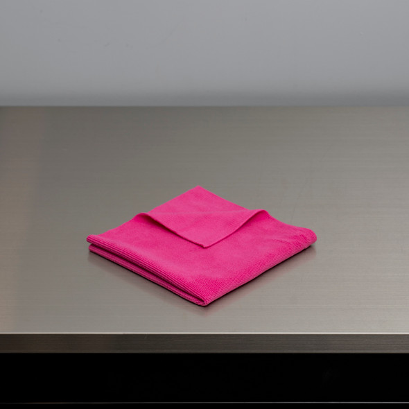 The Clean Garage Pinky Edgeless Pearl Weave Microfiber Towel | Coating or Polish Removal and Interior