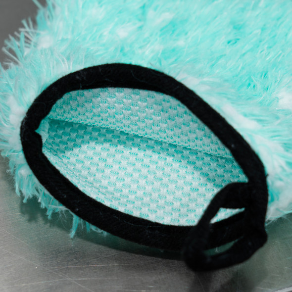 Mini Ultra Plush Microfiber Wheel Wash Mitt Mint Green | 6" x 6"