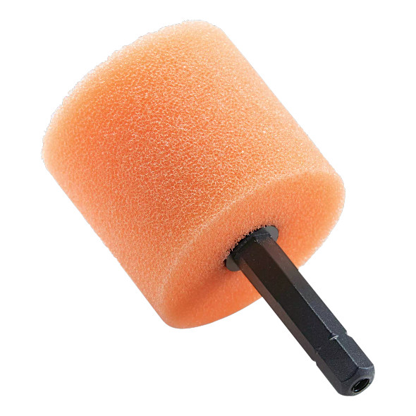 Flex PZ-O Flexible Shaft Polishing Pad Set Orange Foam Cylinder | 5 Pack | The Clean Garage