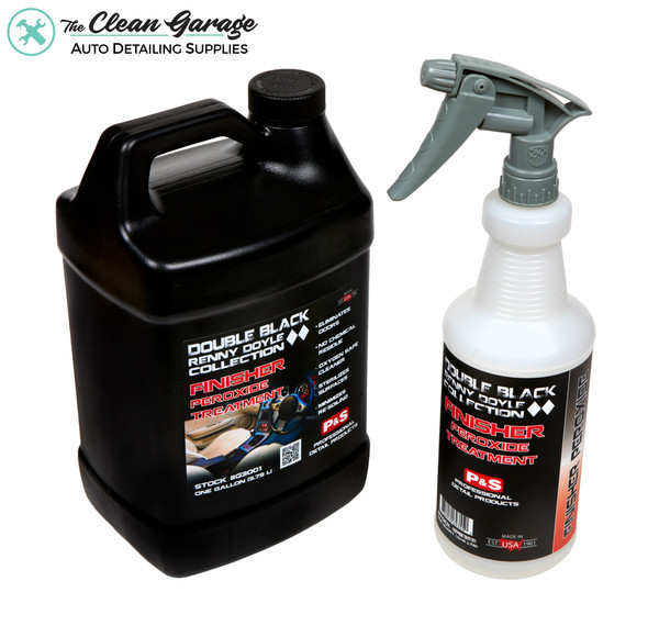 The Clean Garage P&S Finisher Kit | 1 Gallon & Spray Bottle | Interior Peroxide Treatment & Odor Remover