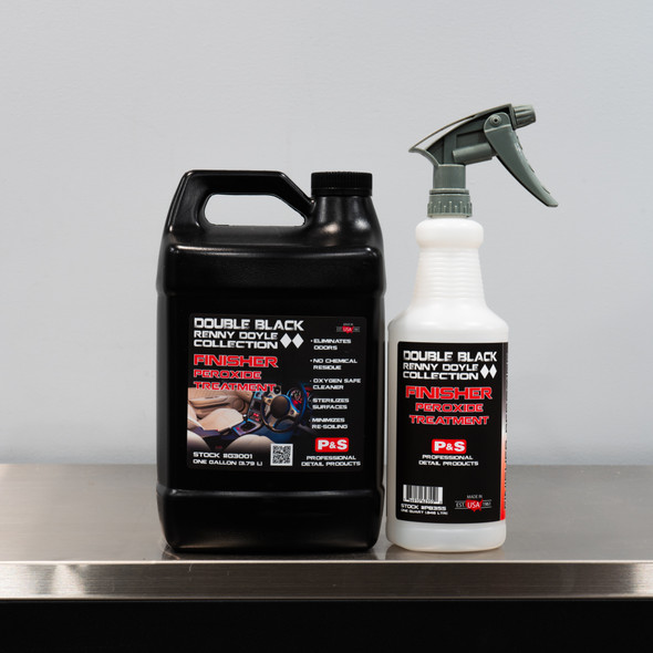 The Clean Garage | P&S Finisher Kit | 1 Gallon & Spray Bottle | Interior Peroxide Treatment & Odor Remover