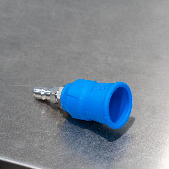 The Clean Garage MTM Acqualine Blue Rinse Nozzle and Guard | Orifice Size 3.5 - 25°