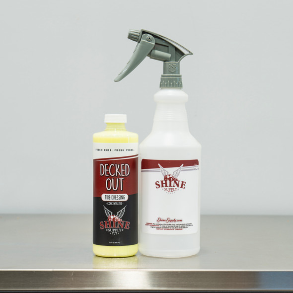 Shine Supply Decked Out 16oz With Spray Bottle | Tire Shine Dressing