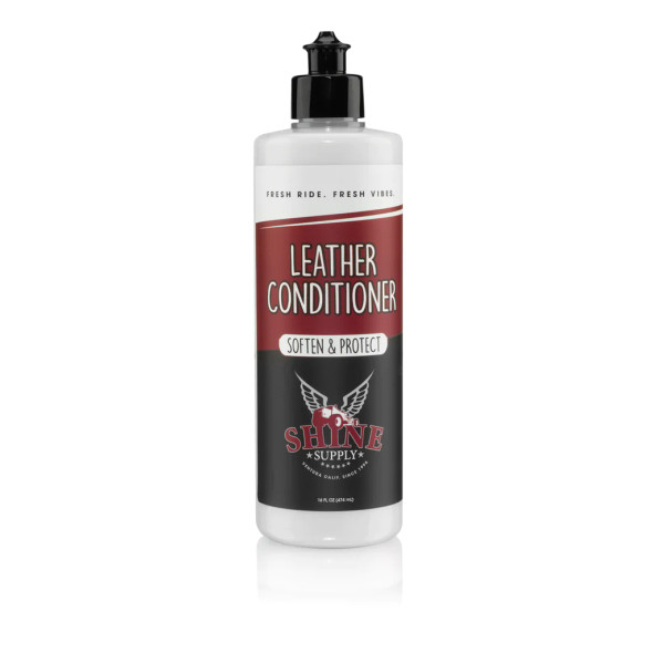 Shine Supply Leather Conditioner 16oz | Softens and Protects | The Clean Garage