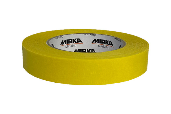 Mirka Masking Tape 120 Yellow Line | .94" x 180' Roll | The Clean Garage