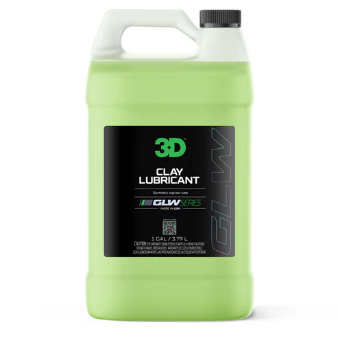 3D GLW Series Clay Lubricant 1 Gallon | Synthetic Clay Bar Lube | The Clean Garage
