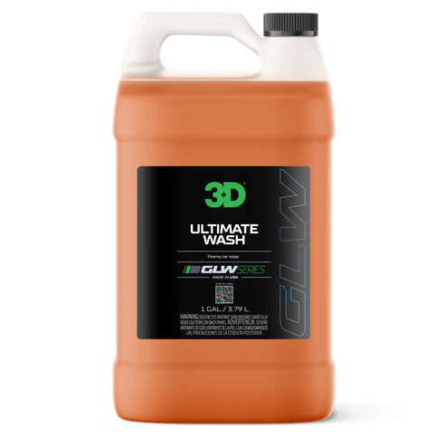 3D GLW Series Ultimate Wash 1 Gallon| High Foaming Wash Soap | The Clean Garage