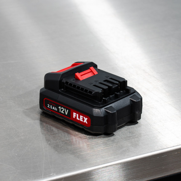 FLEX 12V 2.5Ah Lithium Ion Battery | For PXE 80 Cordless Polishers