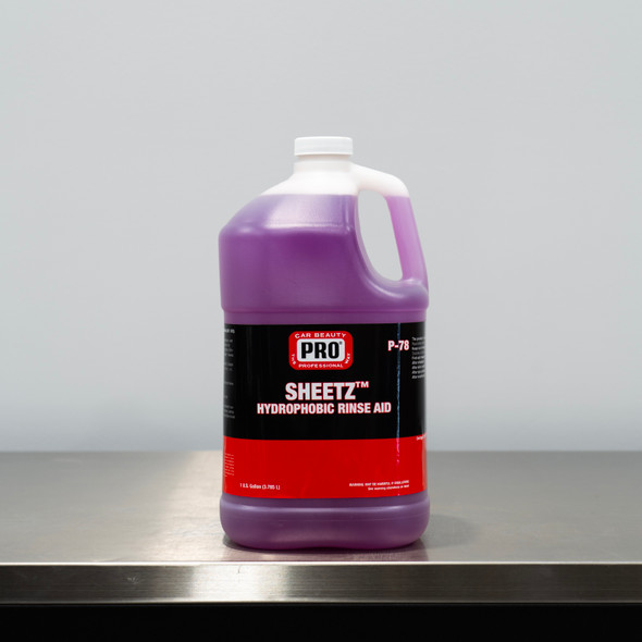 PRO SHEETZ Rinse Aid 1 Gallon | Spray On Rinse Off Protection | Clean Garage PRO SHEETZ Rinse Aid 1 Gallon | Spray On Rinse Off Protection | Clean Garage