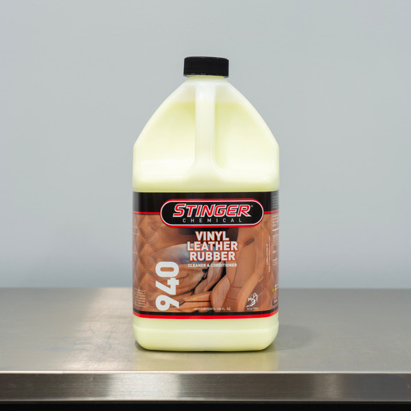 Stinger 940 Leather And Vinyl Cleaner Conditioner 1 Gallon Stinger 940 Leather And Vinyl Cleaner Conditioner 1 Gallon