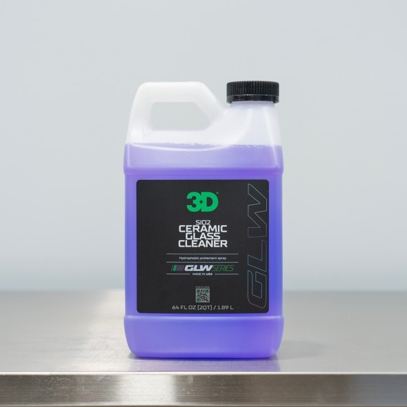 3D GLW Series SI02 Ceramic Glass Cleaner 64oz | Rain Repellent The Clean Garage