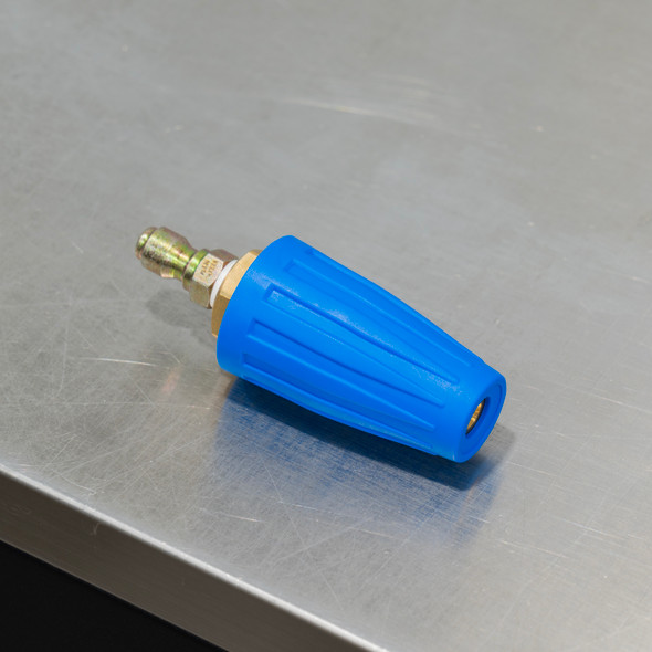 MTM 4000 PSI Blue Turbo Nozzle | With 1/4" Plug | Orifice Size 4.0 | The Clean Garage