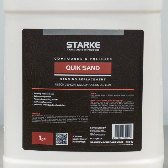 Starke Quik Sanding Substitute 1 Gallon | Marine Gelcoat Sanding Aid 128oz Starke Quik Sanding Substitute 1 Gallon | Marine Gelcoat Sanding Aid 128oz