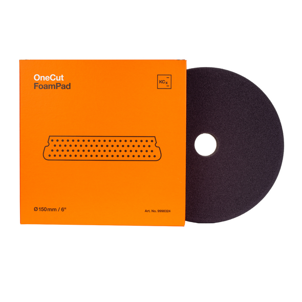 Koch Chemie One Cut Foam Pad V2 | Orange | For 6" Backing Plate | The Clean Garage Koch Chemie One Cut Foam Pad V2 | Orange | For 6" Backing Plate | The Clean Garage