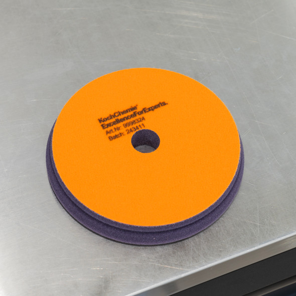 Koch Chemie One Cut Foam Pad V2 | Orange | For 6" Backing Plate | The Clean Garage Koch Chemie One Cut Foam Pad V2 | Orange | For 6" Backing Plate | The Clean Garage