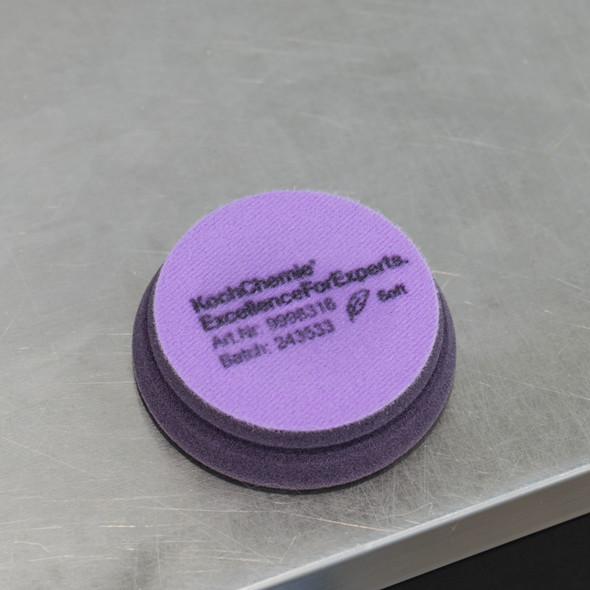 Koch Chemie Micro Cut Soft Foam Pad V2 | Purple | For 3" Backing Plate | The Clean Garage Koch Chemie Micro Cut Soft Foam Pad V2 | Purple | For 3" Backing Plate | The Clean Garage