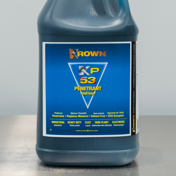 Krown Industrial KP53 Penetrant | Penetrating Oil | 1 Gallon Krown Industrial KP53 Penetrant | Penetrating Oil | 1 Gallon