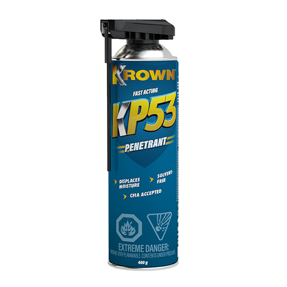 Krown Industrial KP53 Penetrant | Penetrating Oil | 400g Aerosol | The Clean Garage Krown Industrial KP53 Penetrant | Penetrating Oil | 400g Aerosol | The Clean Garage