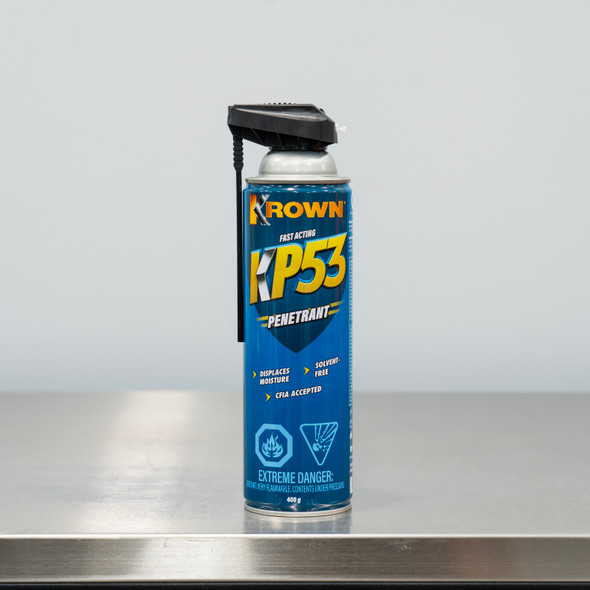 Krown Industrial KP53 Penetrant | Penetrating Oil | 400g Aerosol | The Clean Garage Krown Industrial KP53 Penetrant | Penetrating Oil | 400g Aerosol | The Clean Garage