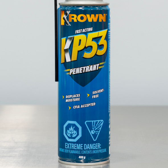 Krown Industrial KP53 Penetrant | Penetrating Oil | 400g Aerosol Krown Industrial KP53 Penetrant | Penetrating Oil | 400g Aerosol