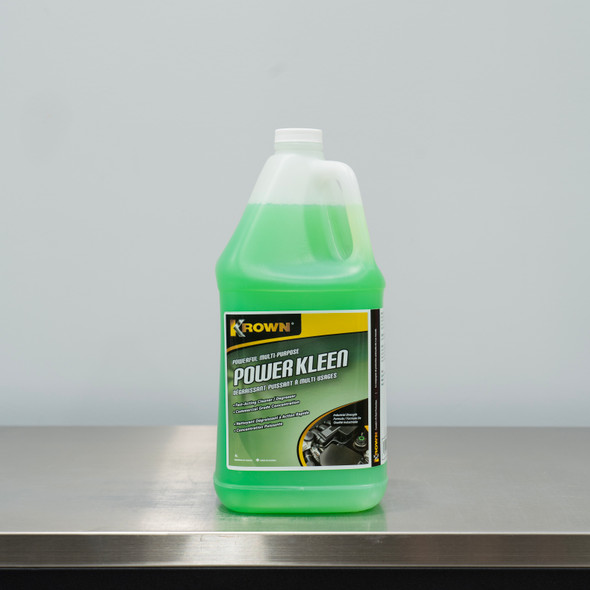 Krown Industrial Power Kleen | Concentrated Heavy Duty Degreaser | 1 Gallon The Clean Garage Krown Industrial Power Kleen | Concentrated Heavy Duty Degreaser | 1 Gallon The Clean Garage