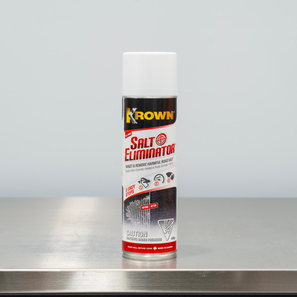 Krown Industrial Salt Eliminator Wash | 400g Aerosol | The Clean Garage Krown Industrial Salt Eliminator Wash | 400g Aerosol | The Clean Garage