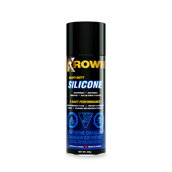 Krown Industrial Heavy Duty Silicone Spray | 400g Aerosol | The Clean Garage Krown Industrial Heavy Duty Silicone Spray | 400g Aerosol | The Clean Garage